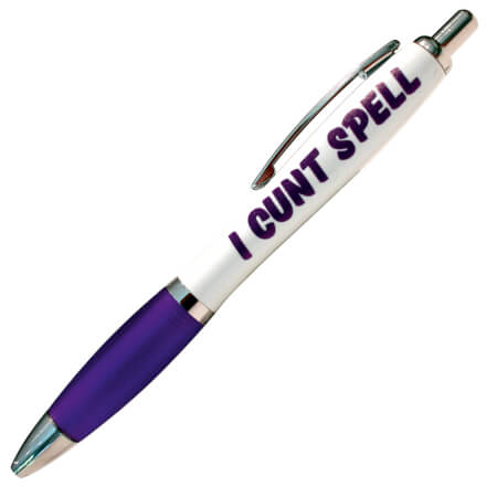 PEN-38 (1) I C*NT SPELL PEN (PURPLE) - Image 1