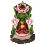 Colourful Buddha Backflow Incense Burner - Image 2
