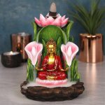 Colourful Buddha Backflow Incense Burner - Image 4