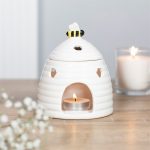 White Beehive Oil Burner - Image 5