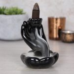 Hand & Lotus Flower Backflow Incense Burner - Image 4