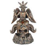 Gold Baphomet LED Backflow Incense Burner - Image 2