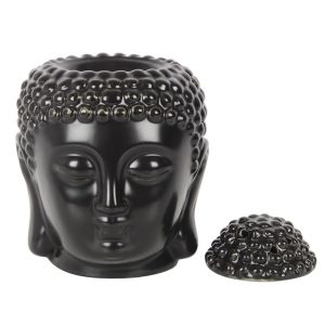 Black Buddha Head Oil Burner - Image 2