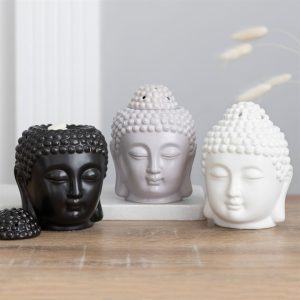 Black Buddha Head Oil Burner - Image 6