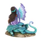 16cm Dragon Perch Fairy Figurine by Amy Brown - Image 3