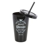 Deadly Poison Plastic Tumbler with Straw - Image 2