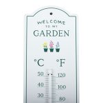 Welcome to My Garden Wall Thermometer - Image 2