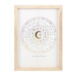Off White Astrology Wheel Framed Wall Art Print