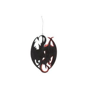 Fire and Ice Dragon Hanging Ornament by Anne Stokes - Image 3