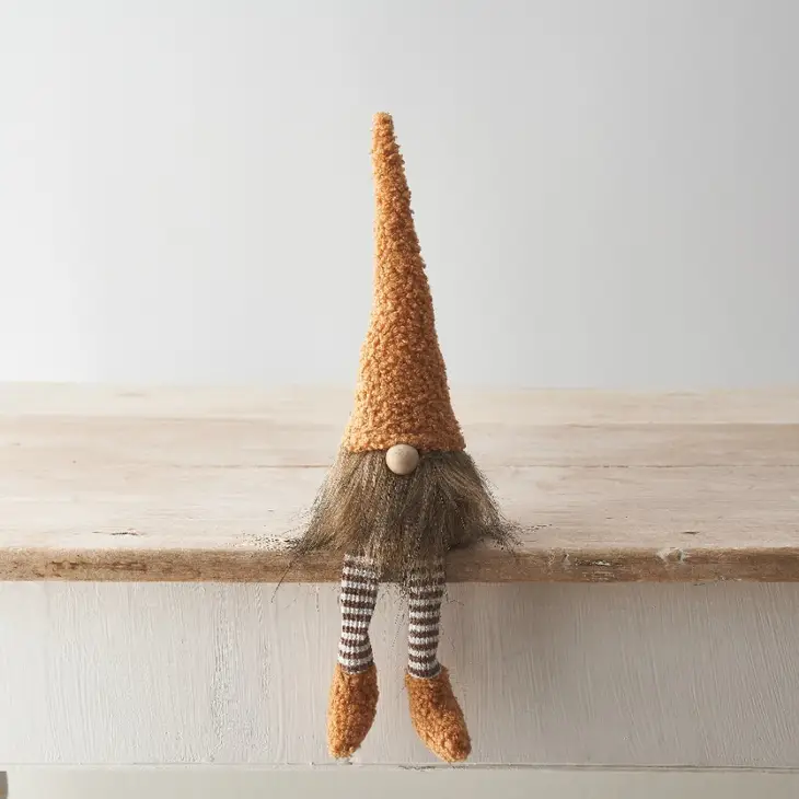 fa7876886cda17d49f97dad460fcc4a933cafc7140c2c50ee33601ab4254ed3a PALE ORANGE/CARAMEL SITTING GONK 31CM - Image 1