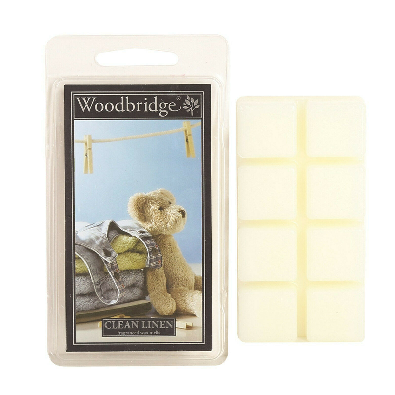 s-l1600 CLEAN LINEN WOODBRIDGE WAX MELTS - Image 1