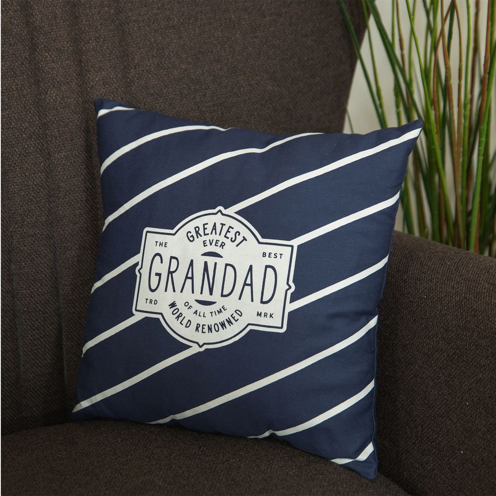 tf156 GREATEST EVER GRANDAD CUSHION - Image 1