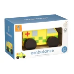 AMBULANCE WOODEN TOY - Image 4