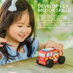 FIRE ENGINE WOODEN TOY - Image 2