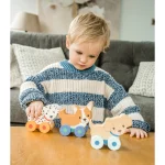 PUPPY WOODEN PUSH TOYS