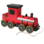 WOODEN STEAM TRAIN PULL A LONG