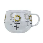 SUNFLOWERS GLASS MUG