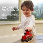 WOODEN STEAM TRAIN PULL A LONG - Image 3