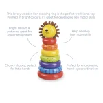 LION WOODEN STACKING RINGS - Image 2