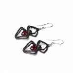 BLACK WIDOW DROPPER EARRINGS BY ALCHEMY ENGLAND - Image 2