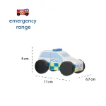 POLICE CAR WOODEN TOY - Image 3
