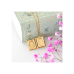 Book Shaped Locket Necklace in Gift Box - Image 2