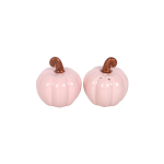 Pink Curly Pumpkin Salt and Pepper Shakers - Image 2