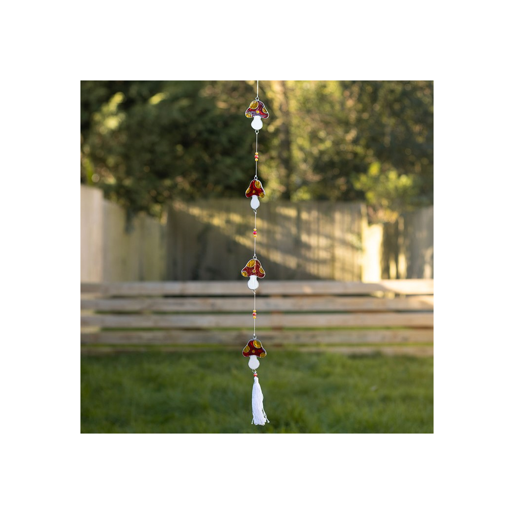 String of Mushroom Suncatchers - Image 1
