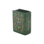 Green Witch Book Shaped Vase - Image 4