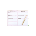 Keep Going, Keep Growing A5 Notebook with Rose Quartz Pen - Image 5