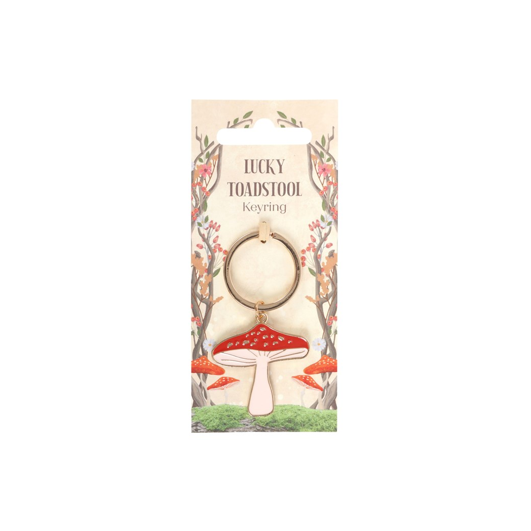 Lucky Toadstool Keyring - Image 1