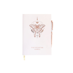 Luna Moth Daily Reflection Journal and Clear Quartz Crystal Pen - Image 3
