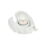 Glitter Angel Wing Candle Holder - Image 2