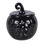 Black Folk Pumpkin Oil Burner and Wax Warmer - Image 2