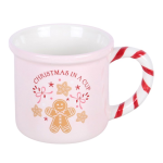 Pink Christmas in a Cup Mug - Image 2