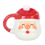 Jolly Santa Christmas Mug and Socks Set - Image 2