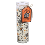 Frightful Folk Print Toasted Pumpkin Scented Tube Candle - Image 2