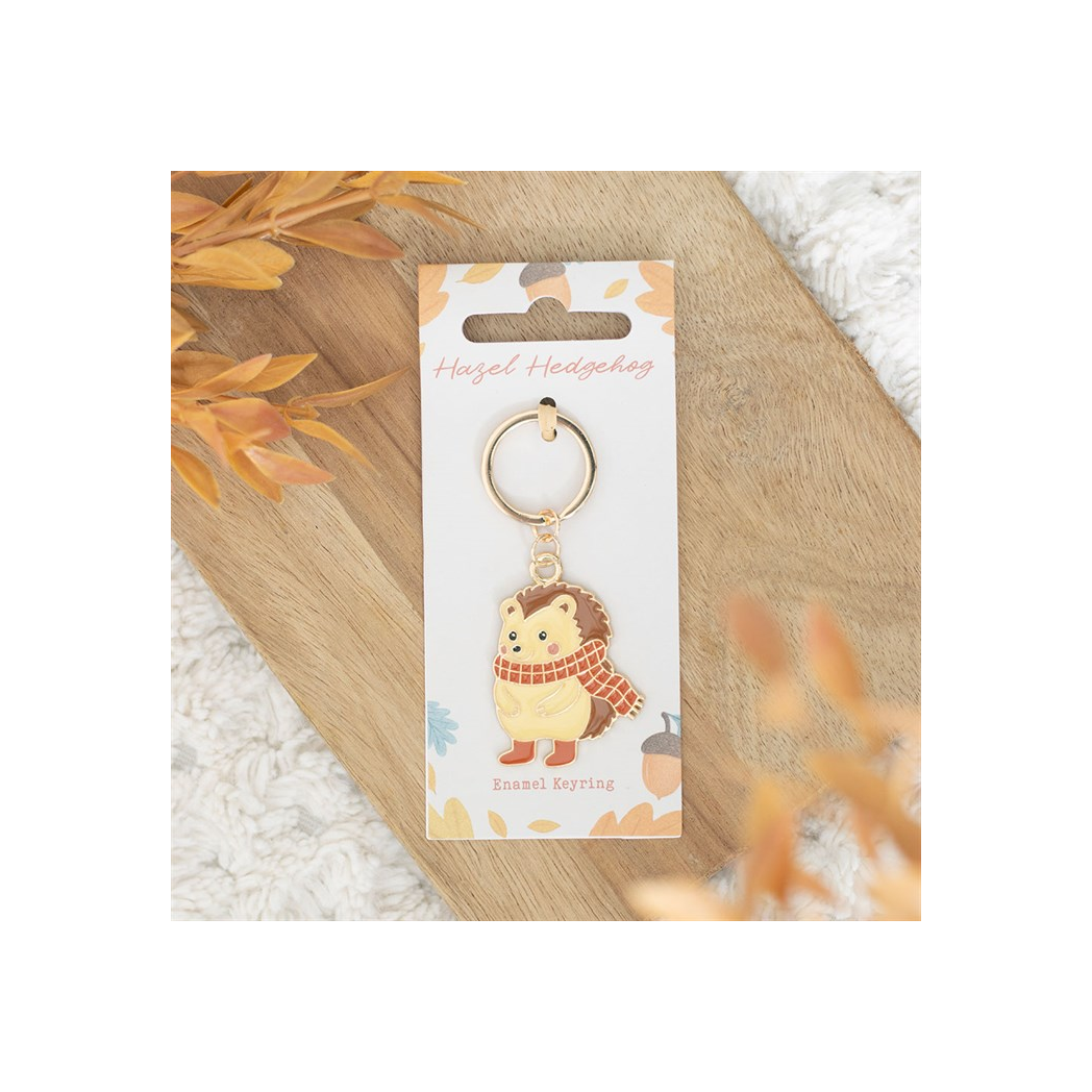 Hazel Hedgehog Keyring - Image 1