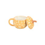 Groovy Floral Pumpkin Lidded Mug - Image 3