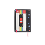Retro Cassette Tape A5 Notebook - Image 3
