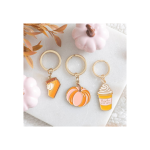 Pumpkin Spice Latte Keyring - Image 5