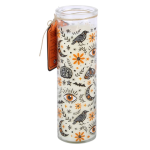 Frightful Folk Print Toasted Pumpkin Scented Tube Candle - Image 3