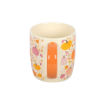 Pink and Orange Pumpkin Print Mug - Image 3