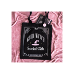 Good Witch Social Club Polycotton Tote Bag with Pin Badge