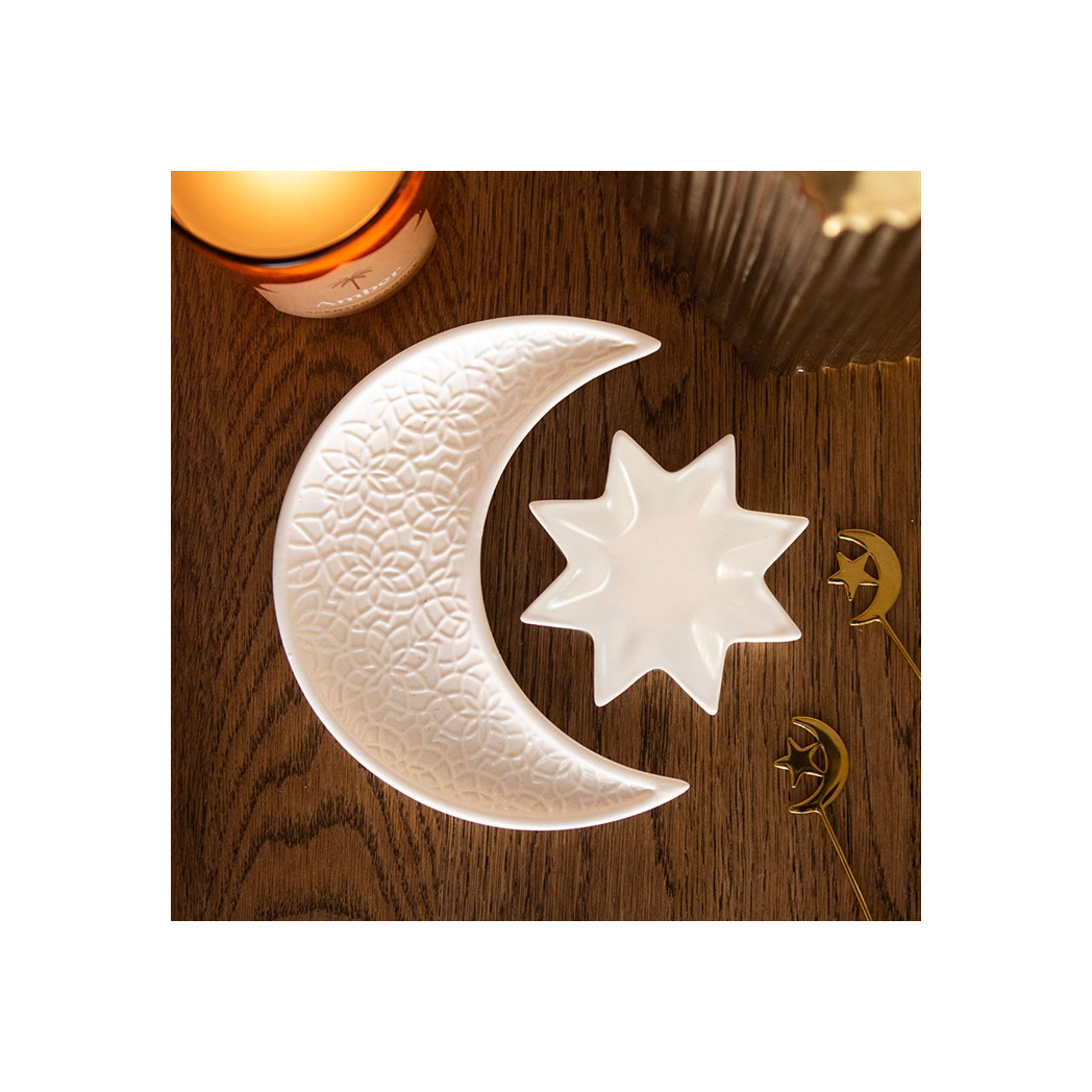 Crescent Moon and Star Trinket Dishes - Image 1