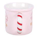 Pink Christmas in a Cup Mug - Image 4