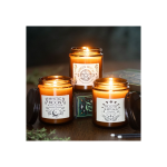 Green Witch White Sage Amber Glass Candle - Image 5