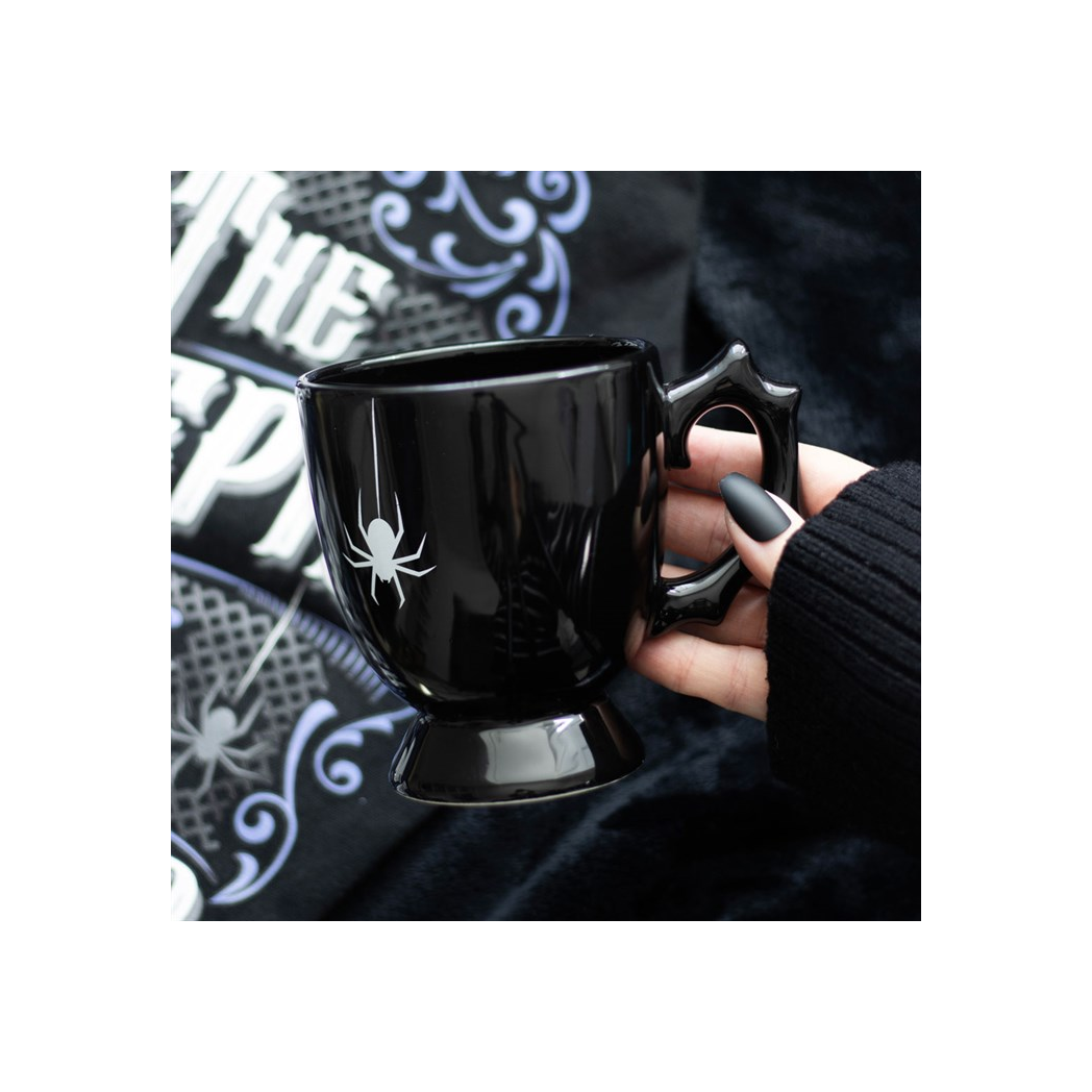 Black Spider Teacup - Image 1