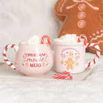 Pink Christmas in a Cup Mug - Image 5