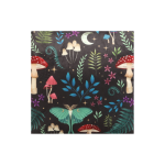35cm Square Dark Forest Print Cushion - Image 3